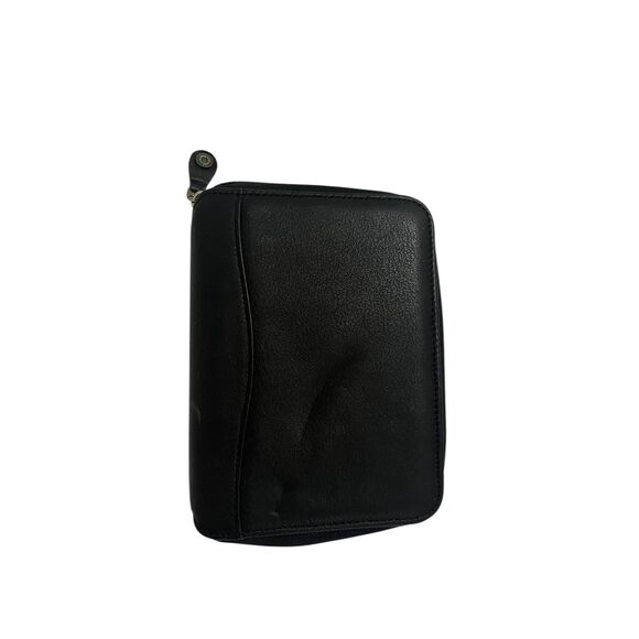 New Franklin Covey black leather zip around binder 6 rings sz 5.5” x 7.5” - Picture 1 of 5
